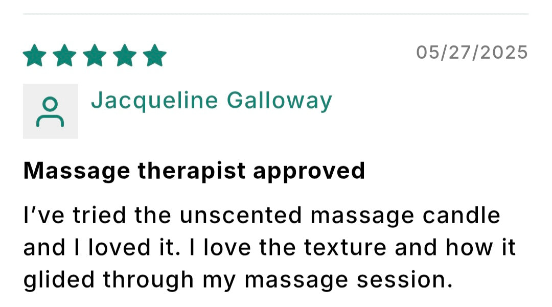 Massage Oil Candle