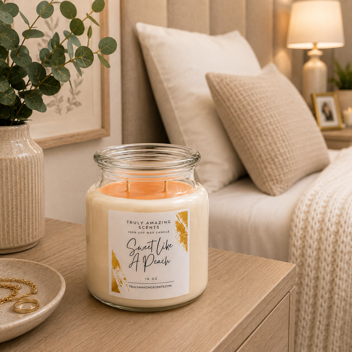 Sweet Like a Peach 16 oz. Soy Candle