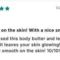 Masculine body butter sample 4 pack