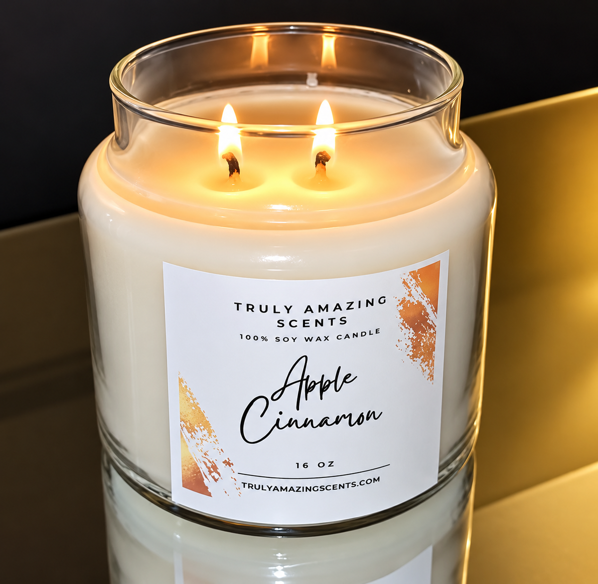 Apple Cinnamon 16 oz. Soy Candle